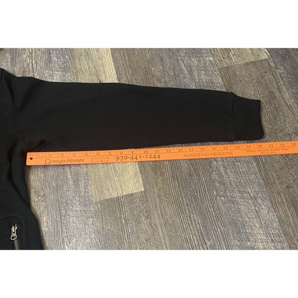 Bergans of Norway Myrull Lady Coat Black Wool Hooded Jacket Women's Large 1880 - Picture 15 of 16